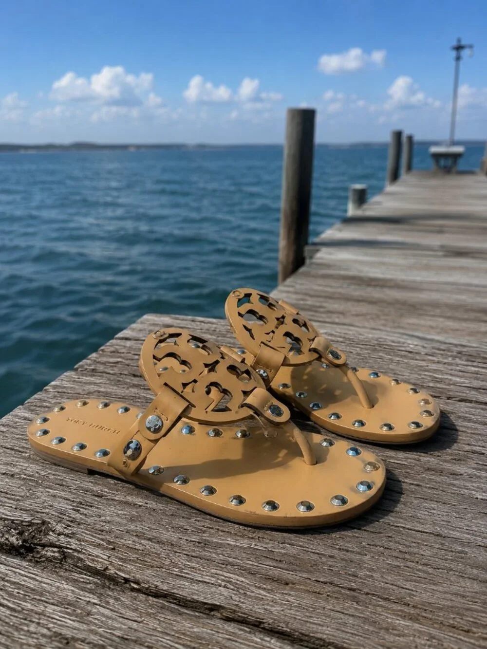 Tory Burch Studded Miller Sandals